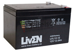 Batería 12 V 12 Amperios Liven Battery LVL12-12